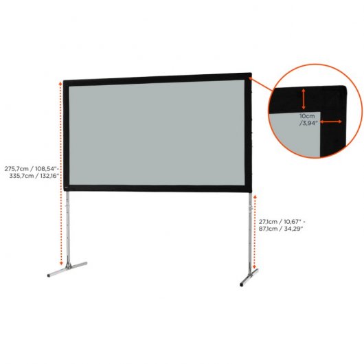 Celexon Mobile Expert Pantalla de Proyección de Marco 406x228cm