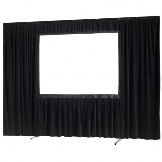 Celexon Set de Cortinas 4 Piezas para Pantalla Mobile Expert 305x190cm