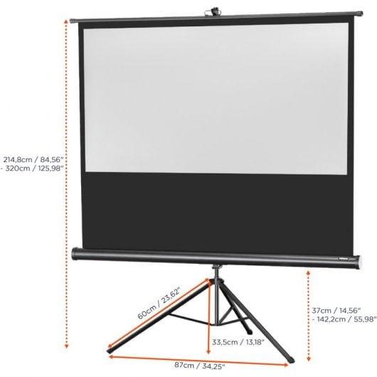 Celexon Economy Pantalla de Proyección con Trípode 219x123cm