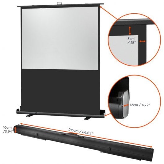 Celexon Mobile Professional Plus Pantalla de Proyección Portátil 200x113cm