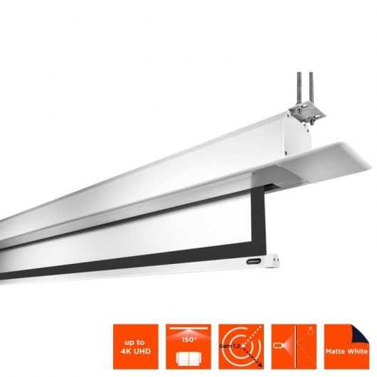 Celexon Professional Plus Pantalla de Proyección Eléctrica Empotrable 160x160cm