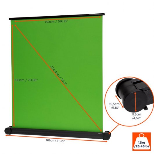Celexon Mobile Chroma Key 150x180cm