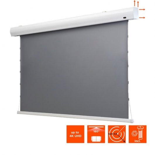 Celexon HomeCinema Pantalla de Proyección Eléctrica de Tensión 90" 199x112cm