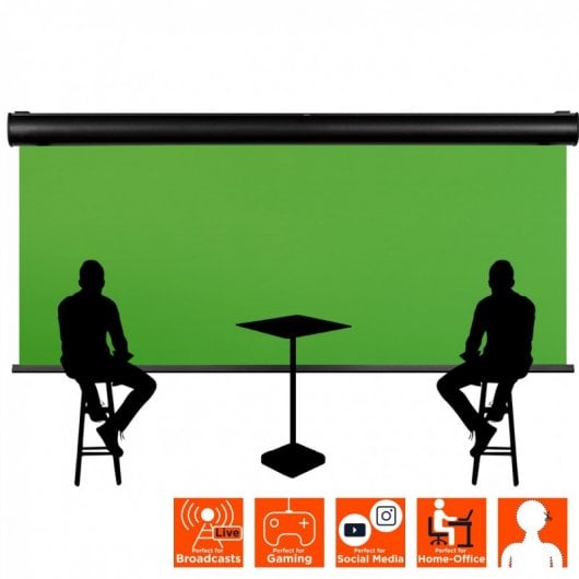 Celexon Motor Chroma Key Eléctrico 400x300cm