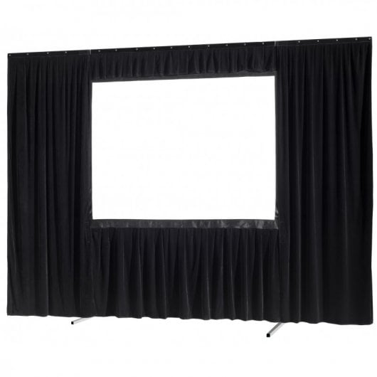 Celexon Set de Cortinas 4 Piezas para Pantalla Mobile Expert 366x274cm