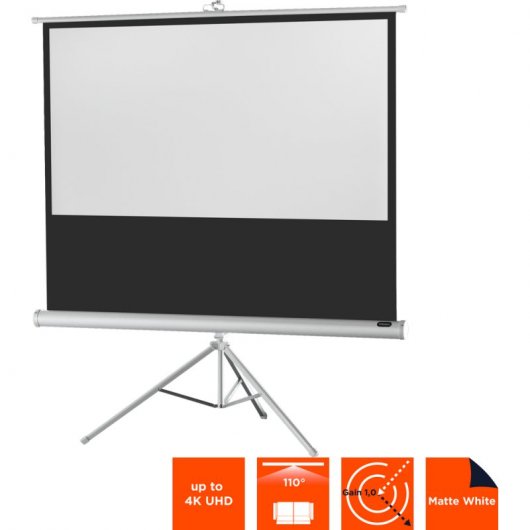 Celexon Economy Pantalla de proyección con Trípode 133x75cm Blanca