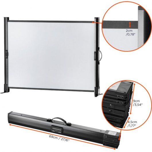 Celexon Professional Pantalla de Proyección de Mesa 39" 81x61cm