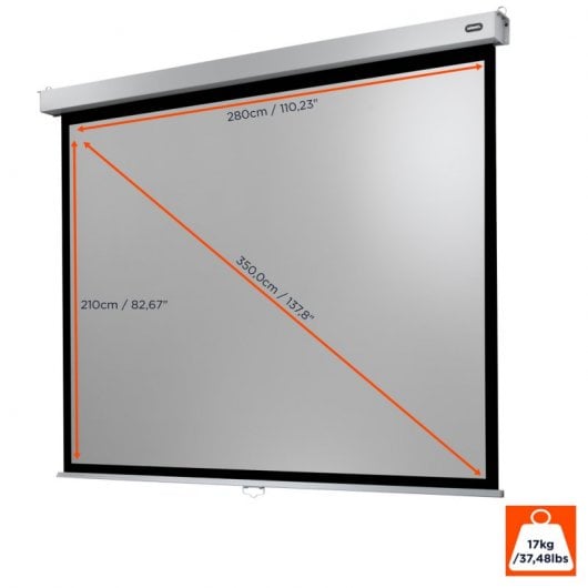 Celexon Professional Plus Pantalla de Proyección Manual Mural 280x210cm