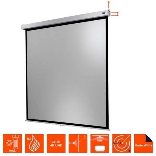 Celexon Professional Plus Pantalla de Proyección Manual Mural 180x180cm