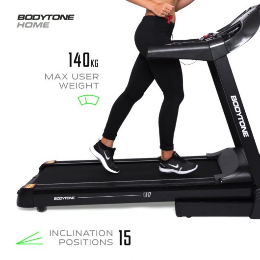 Bodytone DT17 Cinta de Correr Negra