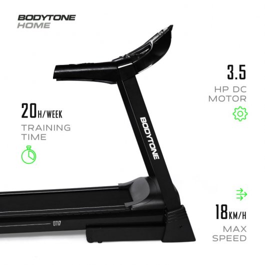 Bodytone DT17 Cinta de Correr Negra
