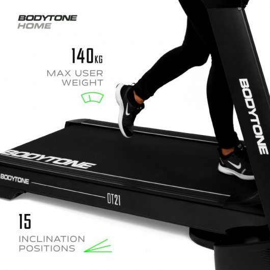Bodytone DT21 Cinta de Correr Negra