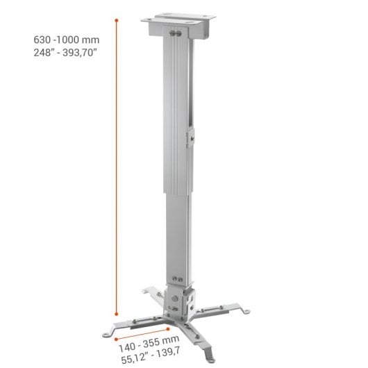 Celexon MultiCel 63100W Soporte de Techo para Proyector 100cm