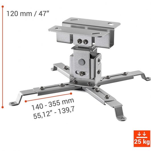 Celexon MultiCel1200S Universal Soporte de Techo para Proyector