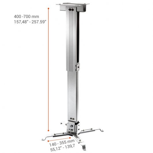 Celexon MultiCe l4070S Soporte de Techo para Proyector 70cm