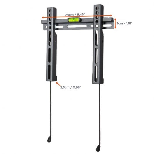Celexon 4225 Soporte de Pared Fijo para TV 23''/42'' VESA 200x200 Máx 40Kg Negro
