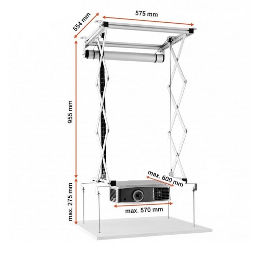 Celexon PL1000 Plus Soporte Elevador para Proyector