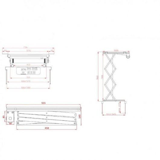 Celexon PL1000 Soporte Elevador para Proyector