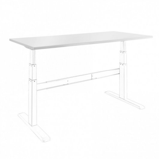 Celexon Tabla de Mesa para Escritorio eAdjust 150x75cm Blanca