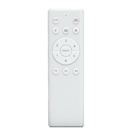 Mimotec Messe White Ventilador de Techo LED 72W con Luz CCT Regulable e Intensidad, Motor DC Ultrasilencioso, 6 Velocidades