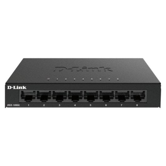Switch D-Link DGS-108GL 8 ports Gigabit Ethernet métal sans ventilation
