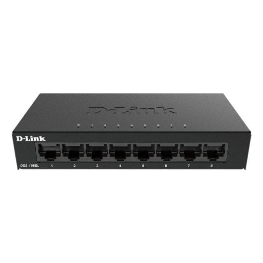 Switch D-Link DGS-108GL 8 ports Gigabit Ethernet métal sans ventilation
