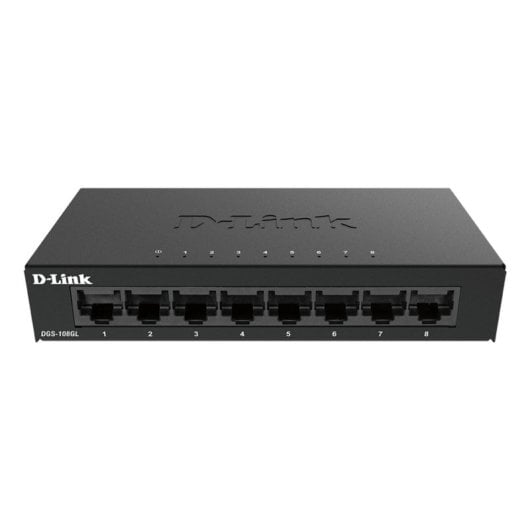 Switch D-Link DGS-108GL 8 ports Gigabit Ethernet boîtier métal sans gestion