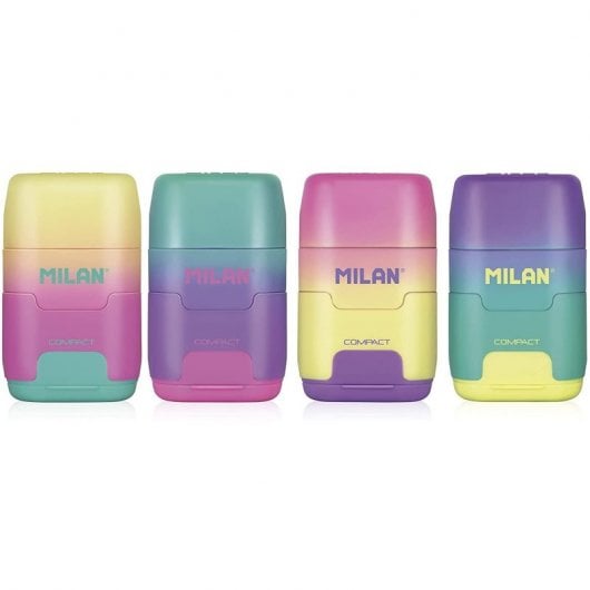 Milan Compact Sunset Caja de 16 Afilaborras Doble Colores Surtidos