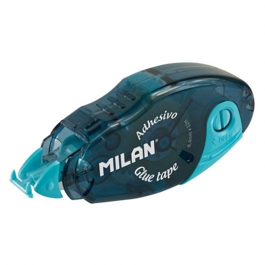 Milan Scatola da 12 nastri adesivi 8,4 mm x 12 m blu/rosso