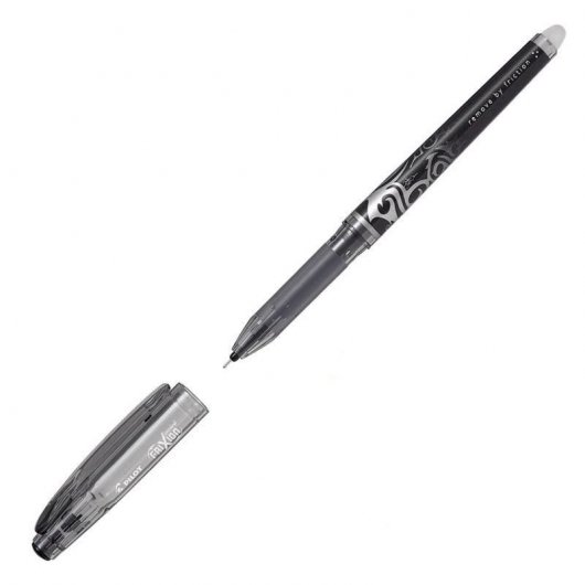 Pilot Frixion Ball Caja 12 Bolígrafos Tinta Borrable 0.5mm Negro