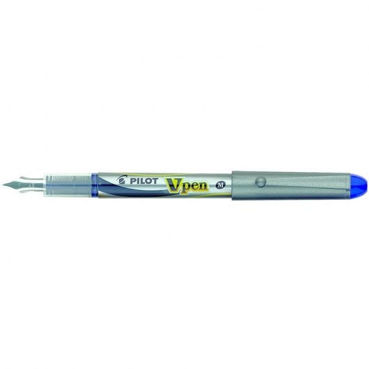 Pilot V-Pen Caja 12 Plumas Desechables 0.4mm Azul