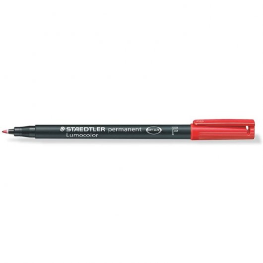 Staedtler Lumocolor 318-2 Caja 10 Rotuladores Permanentes 0.6mm Rojo