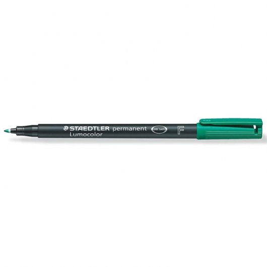 Staedtler Lumocor 318-5 Caja 10 Rotuladores Permanentes 0.6mm Verde