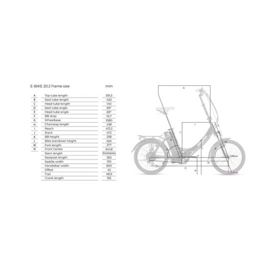 Moma Bikes eBike 20.2" Bicicleta Eléctrica Plegable