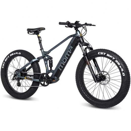 Moma Bikes E-MTB Fatbike 26" Pro Bicicleta Eléctrica de Montaña