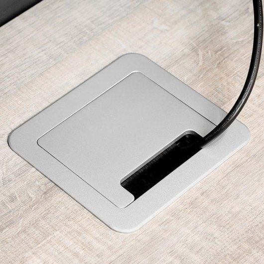 Multiprise Emuca Atom 1 Prise 2 USB-A HDMI Montage Encastrable Gris