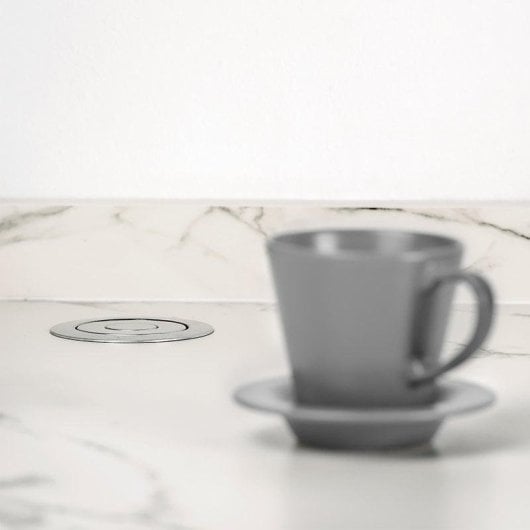 Emuca Regleta Empotrable 3 Tomas Schuko + 2 Puertos USB 1.8m