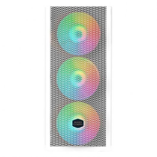 Mars Gaming MCPROW Cristal Templado USB 3.0 Blanca