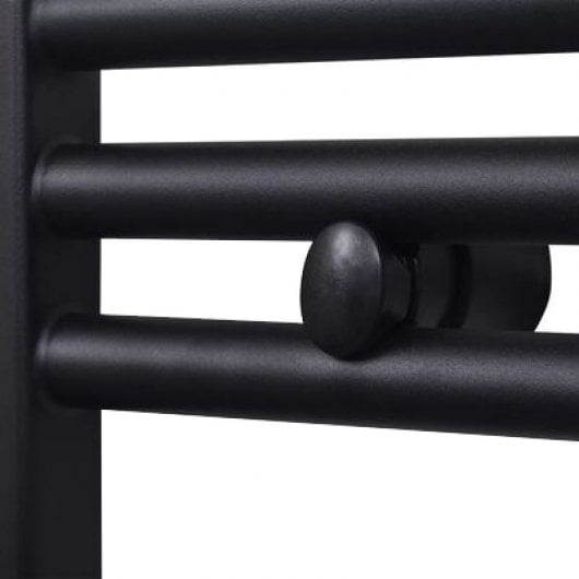 VidaXL Toallero Calefactor 600x1160mm Negro
