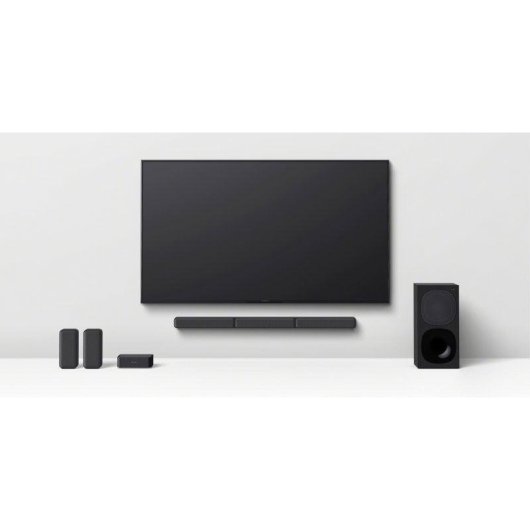 Barra de Som Sony HT-S40R 5.1 600W Bluetooth HDMI ARC Dolby Digital Preta