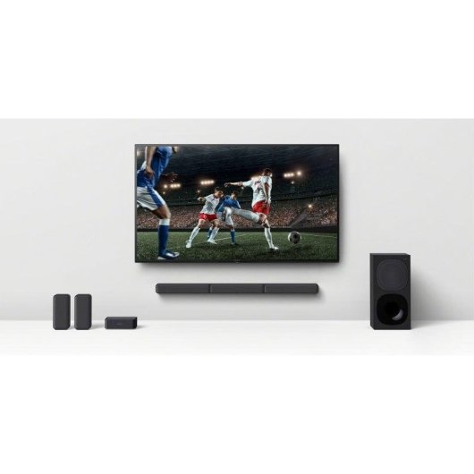 Barra de Som Sony HT-S40R 5.1 600W Bluetooth HDMI ARC Dolby Digital Preta