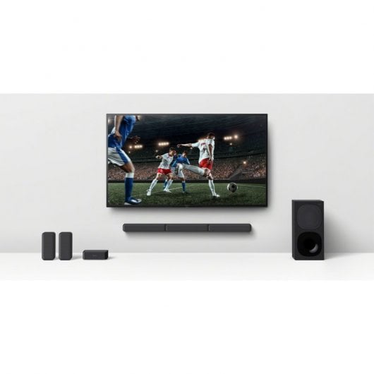 Sony HT S40R – Soundbar TV a 5.1 canali, dolby Digital, con autoparlanti posteriori wireless (Nero)