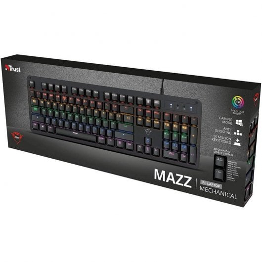 Trust GXT 863 Mazz Teclado Mecânico Gaming Switch Red