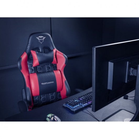 Trust GXT 708R Resto Silla Gaming Negro/Rojo