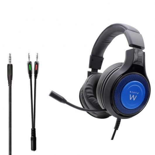 Ewent PL3322  Auriculares Gaming Negro/Azul