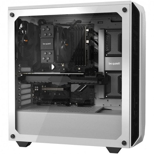 Be Quiet! Pure Base 500 Window White Cristal Templado USB 3.1 Blanca