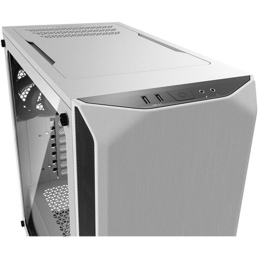 Silenzio! Pure Base 500 Window Vetro temperato bianco USB 3.1 Bianco