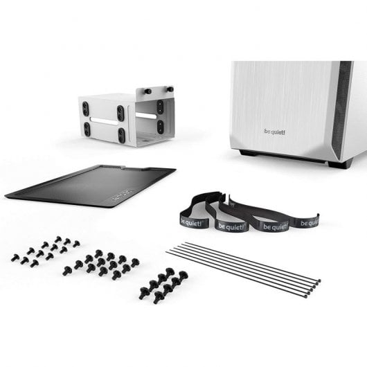 Be Quiet! Pure Base 500 Window White Cristal Templado USB 3.1 Blanca