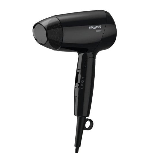 Klappbarer Reiseföhn Philips Essential Care BHC010/10 1200W 3 Temperaturstufen 1 Geschwindigkeit Schwarz