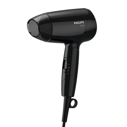 Klappbarer Reiseföhn Philips Essential Care BHC010/10 1200W 3 Temperaturstufen 1 Geschwindigkeit Schwarz